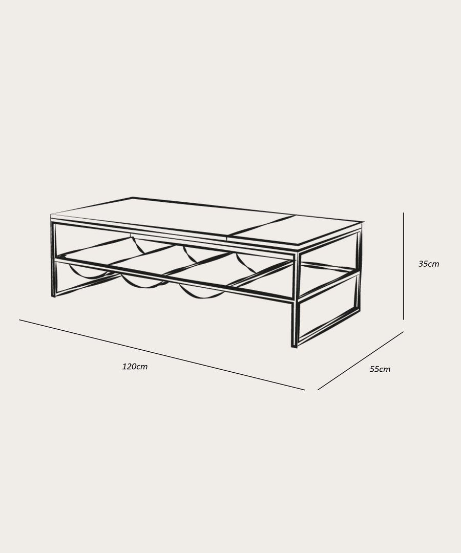 Mesa de Centro CUERO